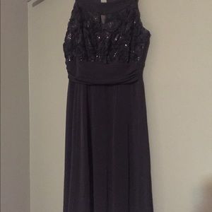 Sleeveless Black Sequined dress